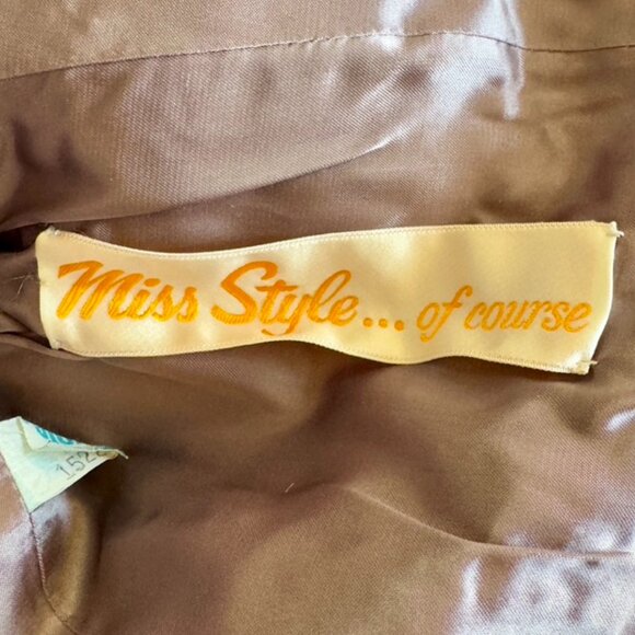 1960s Vintage Miss Style Fashionwise Grey Dress Suit Set - Picture 15 of 16